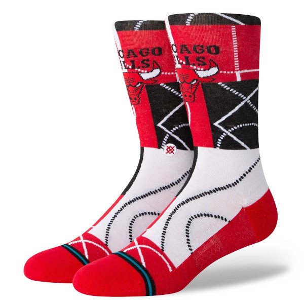 Chicago Bulls Zone Stance NBA Crew Socks