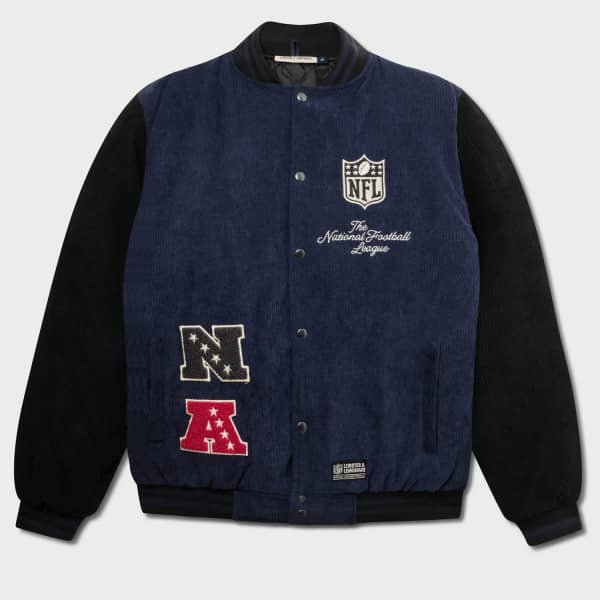 NFL Shield Core L&L '30 Varsity Jacket Navy