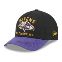 Baltimore Ravens 2025 NFL Draft 9FORTY M-Crown A-Frame Snapback Cap Black