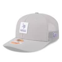Minnesota Vikings 2025 NFL On-Field Sideline 9SEVENTY Trucker Snapback Cap CW Gray