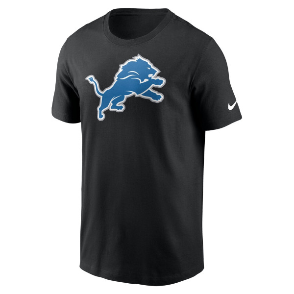 Detroit Lions Nike Essential Logo NFL T-Shirt Black