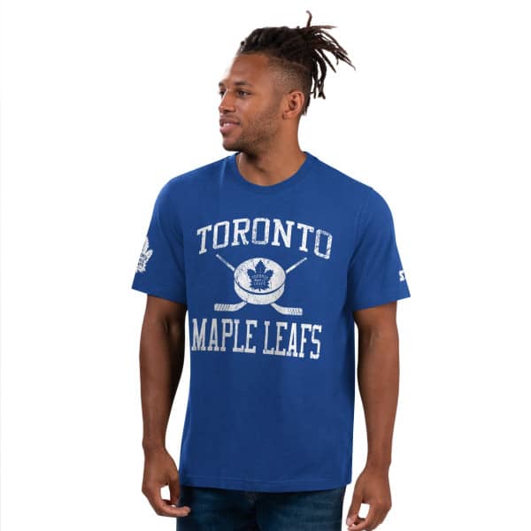 Toronto Maple Leafs Starter Slub Jersey NHL T-Shirt Blau