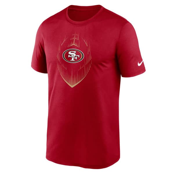 San Francisco 49ers 2024 Icon Nike Legend NFL T-Shirt Rot