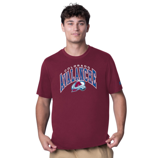 Colorado Avalanche Starter Drop The Puck NHL T-Shirt Burgundy