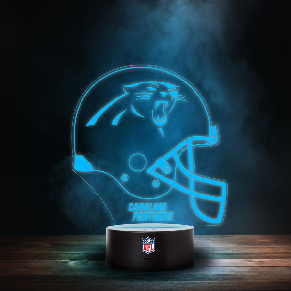 Carolina Panthers NFL Helmet LED-Leuchtschild