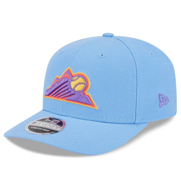 Colorado Rockies MLB City Connect Stretch-Snap 9SEVENTY Cap Blue