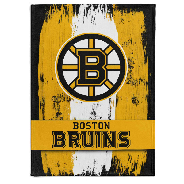 Boston Bruins Brush Fleece NHL Blanket