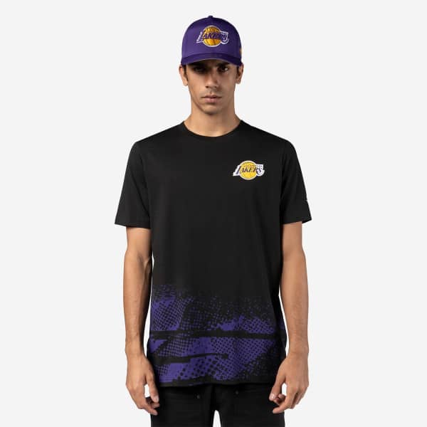 Los Angeles Lakers 2024 NBA Tip-Off New Era T-Shirt Black