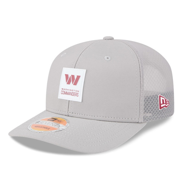 Washington Commanders 2025 NFL On-Field Sideline 9SEVENTY Trucker Snapback Cap CW Gray