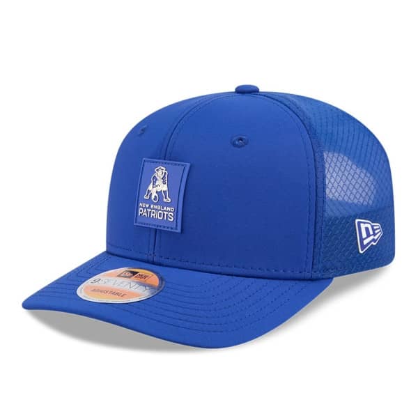 New England Patriots Historic 2025 NFL On-Field Sideline 9SEVENTY Trucker Snapback Cap
