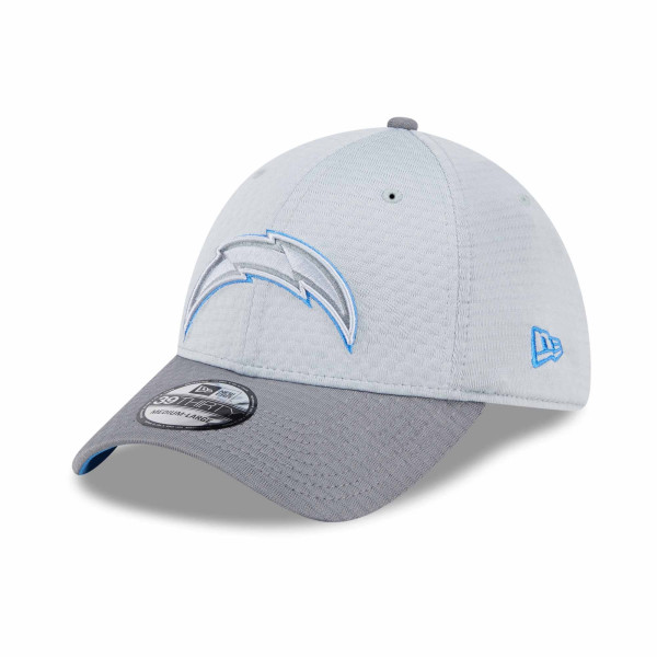 Los Angeles Chargers 2024 NFL Training Camp New Era 39THIRTY Flex Cap Gray