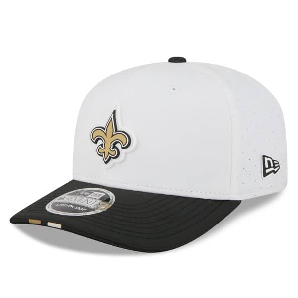 New Orleans Saints 2025 NFL Training Camp New Era 9SEVENTY Stretch-Snap Cap OTC White