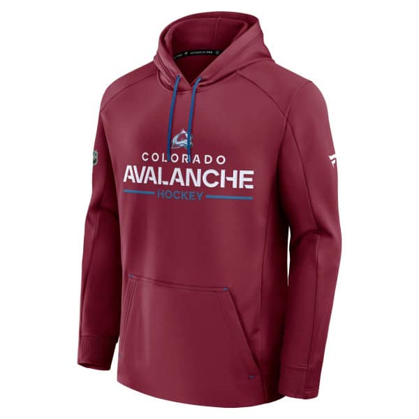 Colorado Avalanche 2025/26 Authentic Pro Rink Tech NHL Hoodie Burgund