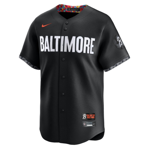 Baltimore Orioles City Connect Nike Limited MLB Jersey Black