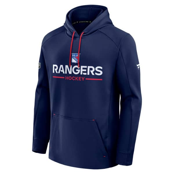 New York Rangers 2025/26 Authentic Pro Rink Tech NHL Hoodie Navy