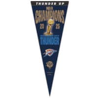 Oklahoma City Thunder 2025 NBA Champions WinCraft Premium Pennant