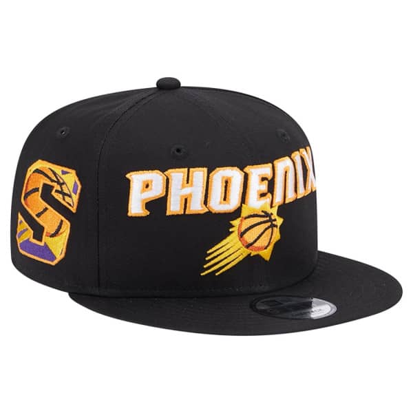 Phoenix Suns Side Patch New Era 9FIFTY Snapback NBA Cap Black