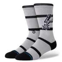 San Antonio Spurs Stance Prep School NBA Crew Socks Gray