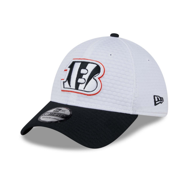 Cincinnati Bengals 2024 NFL Training Camp New Era 39THIRTY Flex Cap White