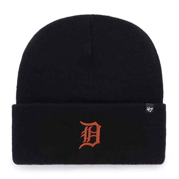 Detroit Tigers '47 Haymaker MLB Beanie Knit Hat Black