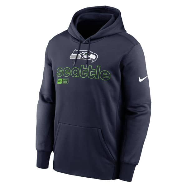 Seattle Seahawks Peformance Nike Therma-FIT NFL Hoodie Navy