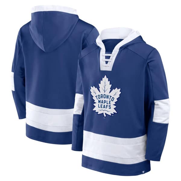 Toronto Maple Leafs Laced NHL Hoodie Blau