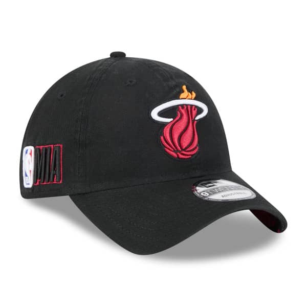 Miami Heat 2024 NBA Tip-Off New Era 9TWENTY Adjustable Cap Black