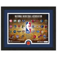 Highland Mint NBA Logos & Team-Used Basketball Frame
