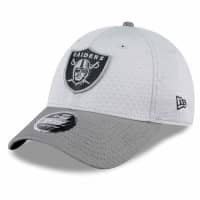 Las Vegas Raiders 2024 NFL Training Camp New Era Stretch-Snap 9FORTY Cap Gray