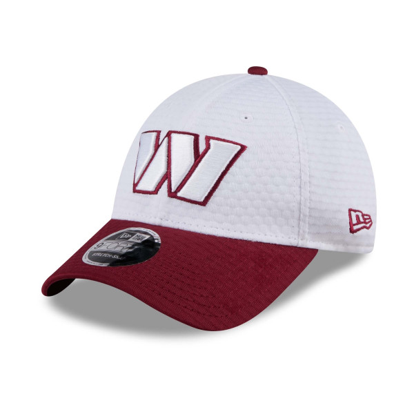 Washington Commanders 2024 NFL Training Camp New Era Stretch-Snap 9FORTY Cap White