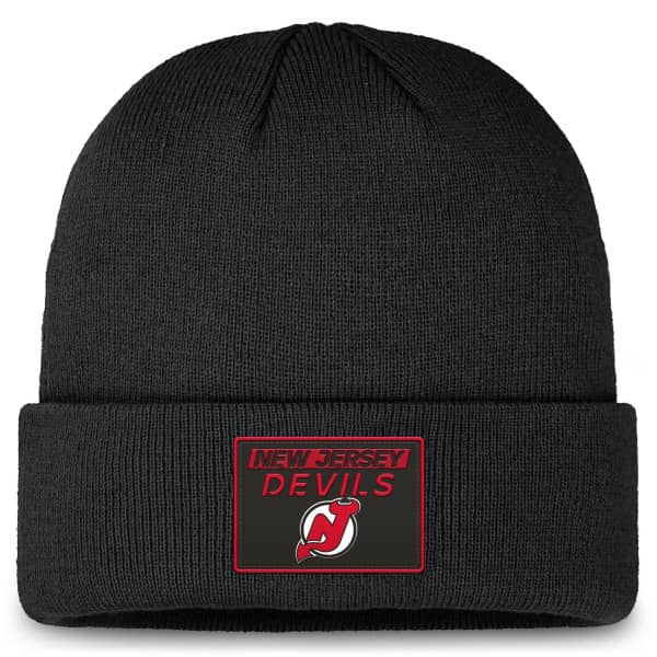 New Jersey Devils 2024/25 NHL Authentic Pro Beanie Knit Hat Black