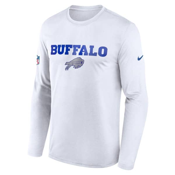 Buffalo Bills 2025 Rivalries Legend Long Sleeve T-Shirt White