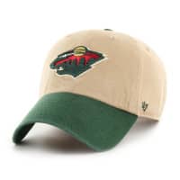 Minnesota Wild 2-Tone '47 Clean Up Adjustable NHL Cap Khaki/Green