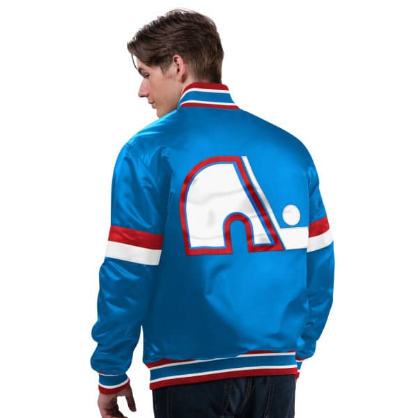 Quebec Nordiques Starter Vintage Diveplay NHL Varsity Jacket