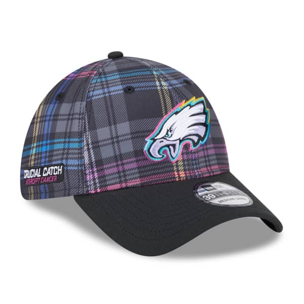 Philadelphia Eagles 2024 NFL Crucial Catch New Era 39THIRTY Flex Cap