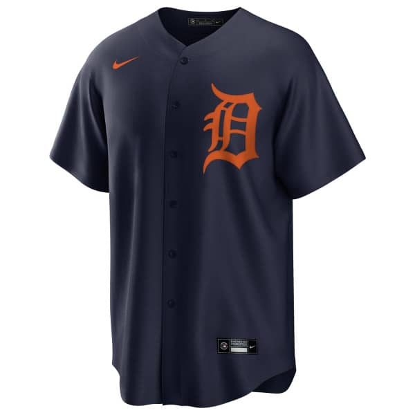 Detroit Tigers Nike MLB Alternate Road Trikot Navy