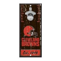 Cleveland Browns NFL Schild mit Flaschenöffner