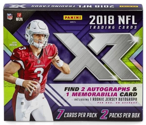 2018 Panini XR Football Hobby Box NFL