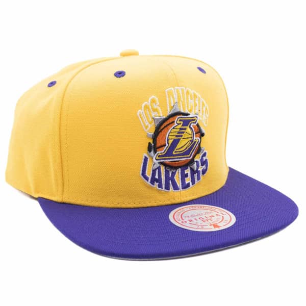 Los Angeles Lakers Breakthrough Mitchell & Ness Snapback NBA Cap