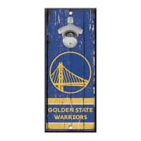 Golden State Warriors NBA Schild mit Flaschenöffner