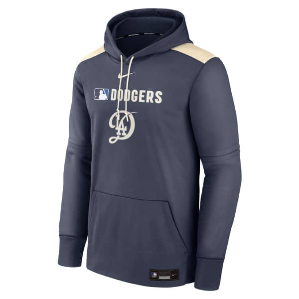 Los Angeles Dodgers 2025 City Connect MLB Authentic Therma Hoodie Navy