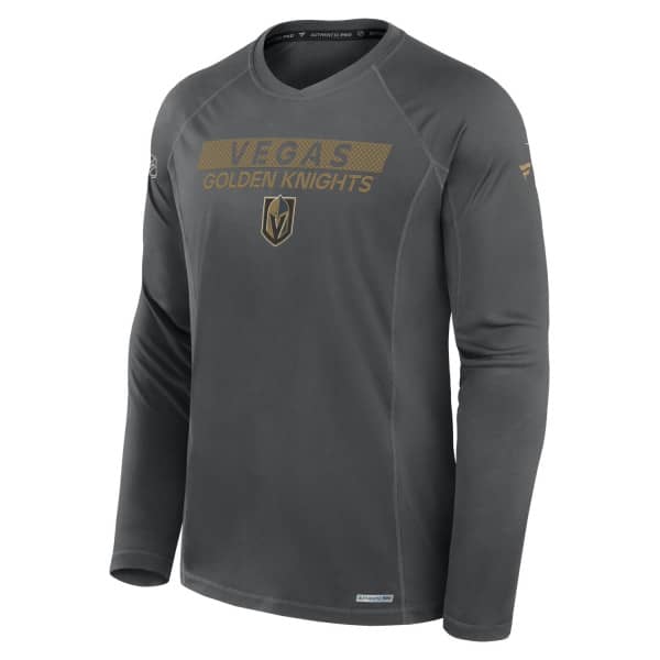 Vegas Golden Knights 2024/25 Authentic Pro Rink Tech NHL Long Sleeve Grau