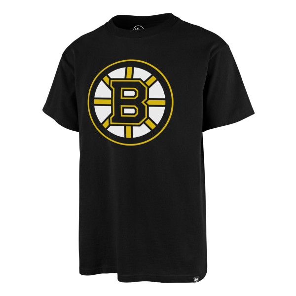 Boston Bruins Team Logo '47 Echo NHL T-Shirt Black