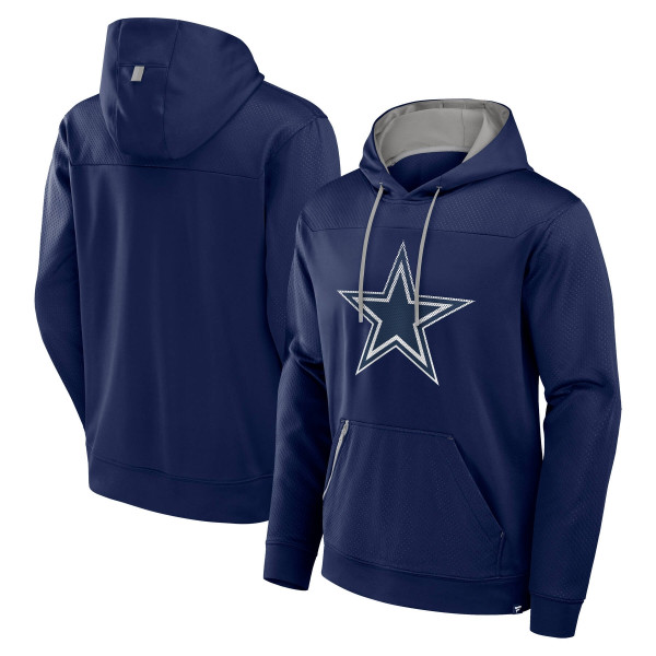 Dallas Cowboys Defender Dot Faded NFL Hoodie Navy