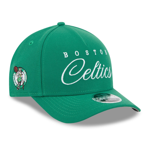 Boston Celtics 2025 NBA Draft 9FORTY M-Crown A-Frame Snapback Cap Green