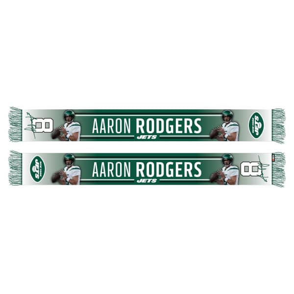 Aaron Rodgers New York Jets HD NFL Scarf