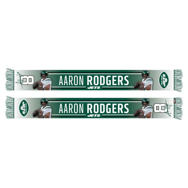 Aaron Rodgers New York Jets HD NFL Scarf