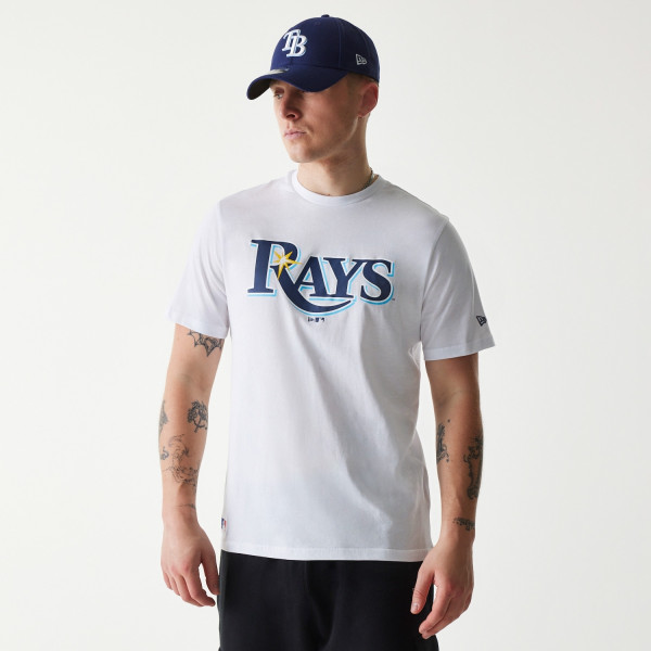 Tampa Bay Rays Team Logo New Era MLB T-Shirt White