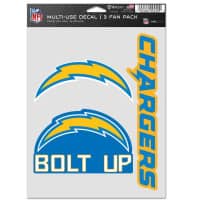 Los Angeles Chargers Multi-Use NFL Decals Set (3 Pcs.)