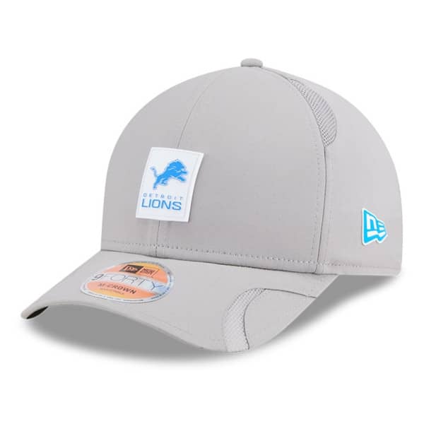 Detroit Lions 2025 NFL On-Field Sideline 9FORTY M-Crown Cap CW Grau